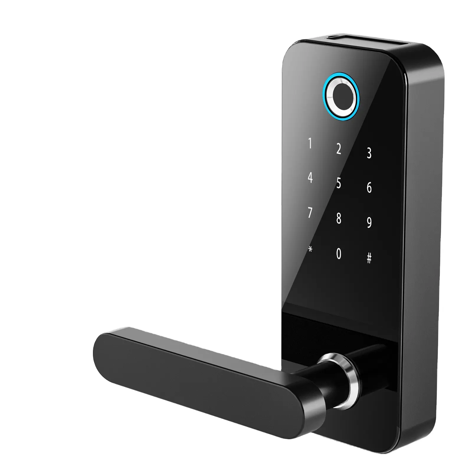 Умный дом использовать пароль безопасности интеллигентая (ый) отпечатков пальцев замок двери ручка цифровой замок без ключа