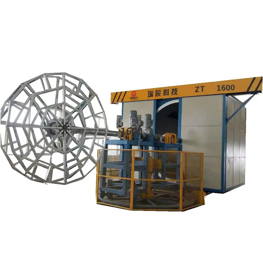 Large-scale heating chamber rotomolding machine Septic tank integral molding equipment