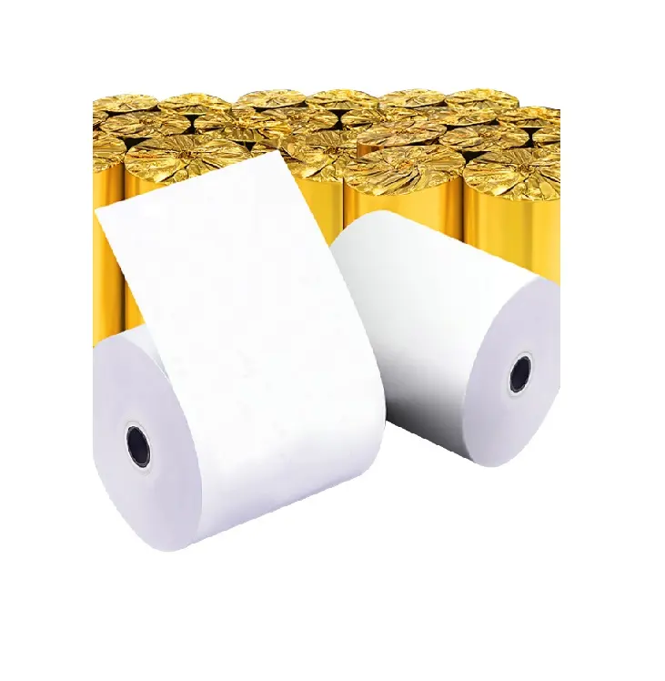 Factory direct sales 45-80 gsm thermal synthetic paper rolls 6 sizes can be customized