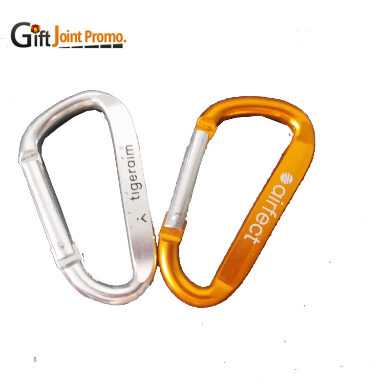 Wholesale Custom D Carabiner Aluminum Metal Carabiner Hook