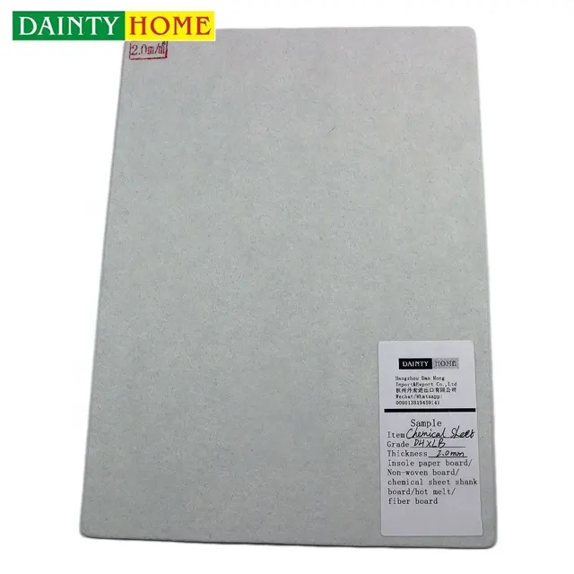 2.0MM Shoes Material Chemical Sheet for Toe Puff and Counter Stiffener