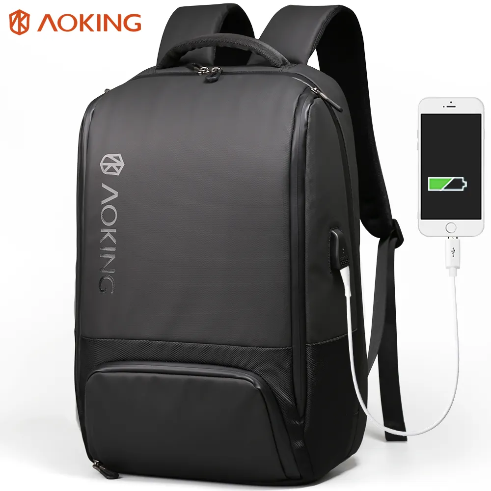 New arrival usb charging function urban smart business laptop backpack bag mochila laptop waterproof zippers and charger