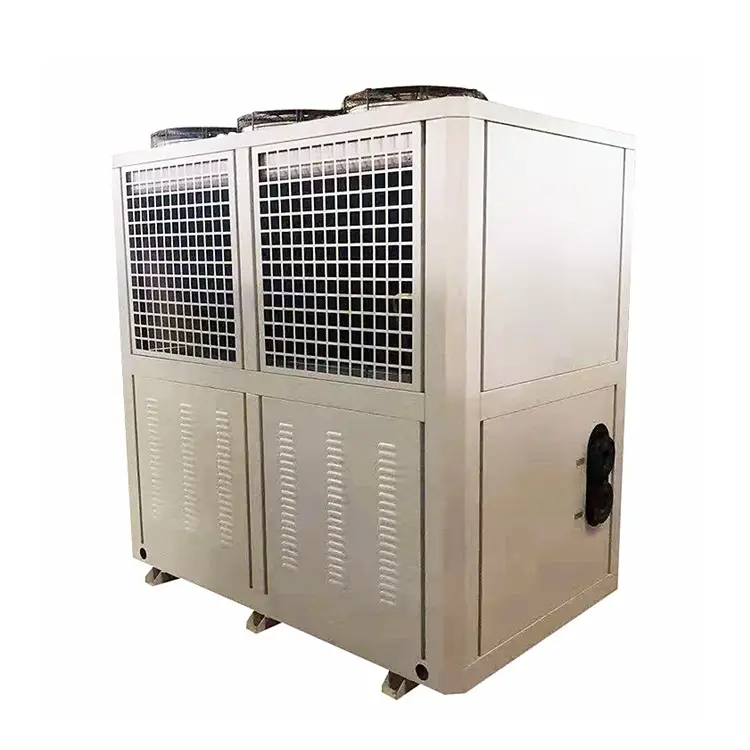 Industrial air source heat pump / air to water 60 to 85 degree centigrade for chemical industry