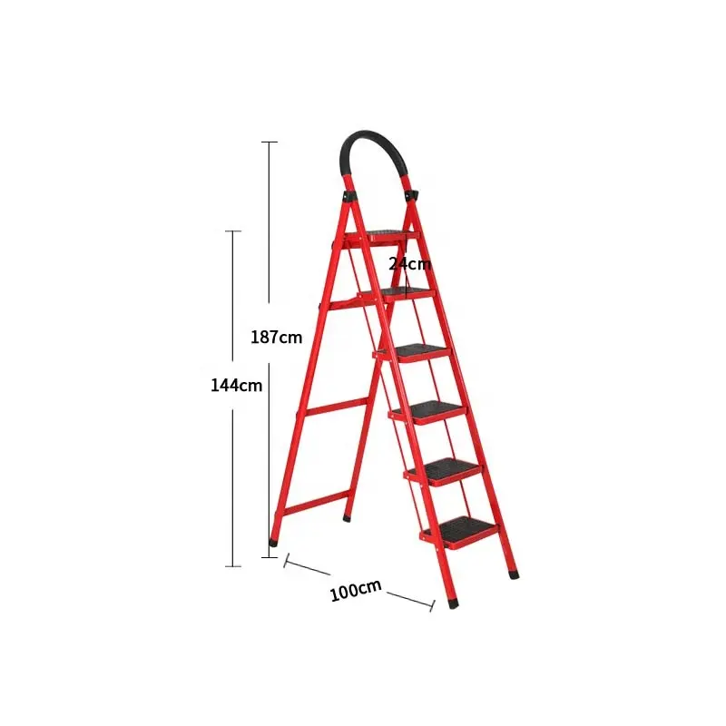 Home Supermarket Foldable Climbing Ladder For Housework