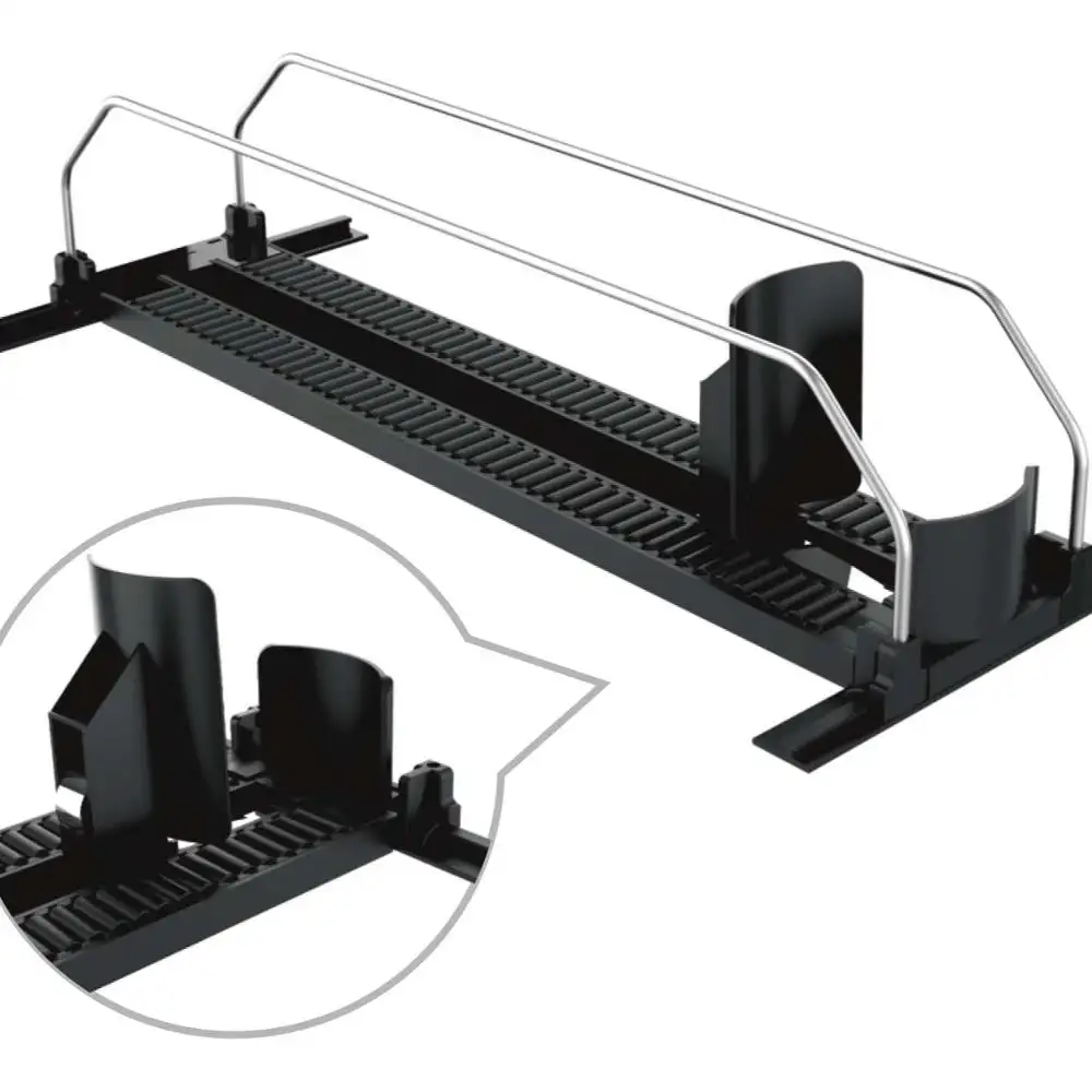 Gravity Pusher System Roller Shelves roller track for sliding shelf system for supermarket Gravity-Feed Roller Gravity