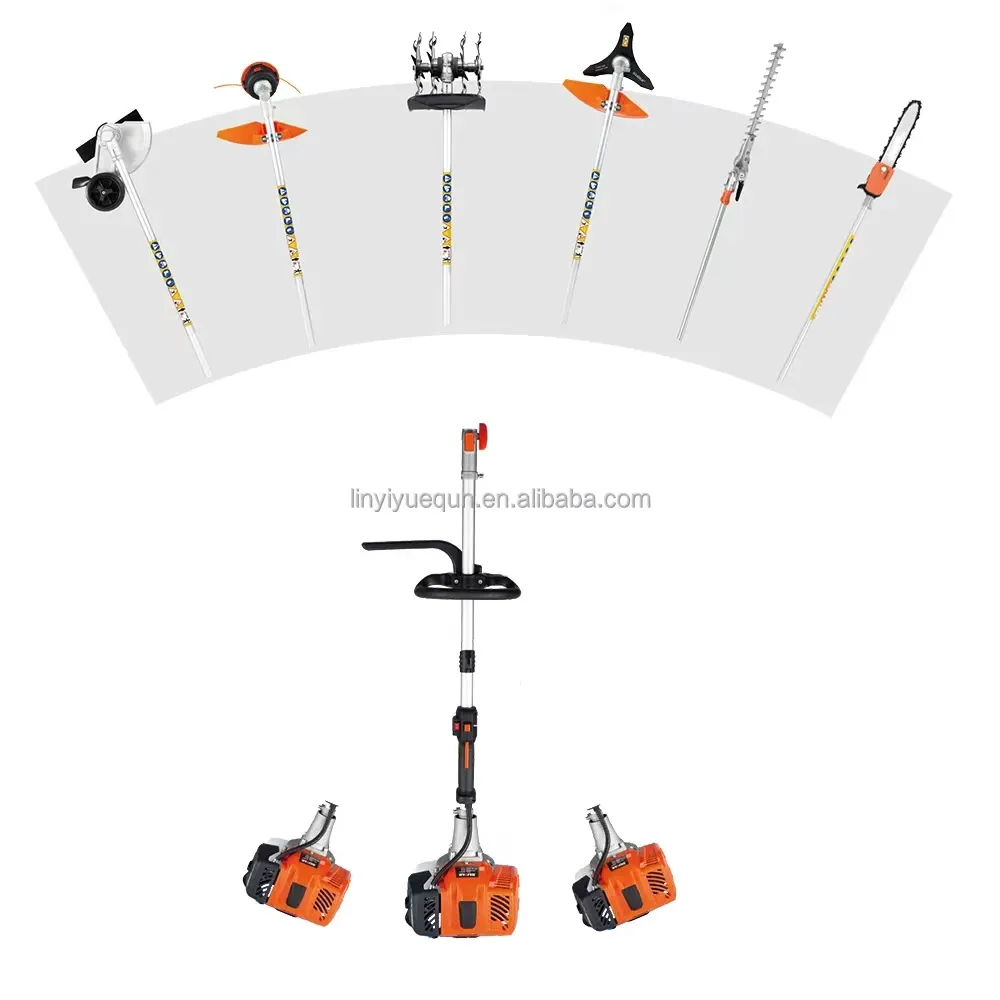 Многофункциональный садовый инструмент, станок, подметальная машина, щеточный резак, бензопила, пилы с длинным наконечником, триммер для живой изгороди