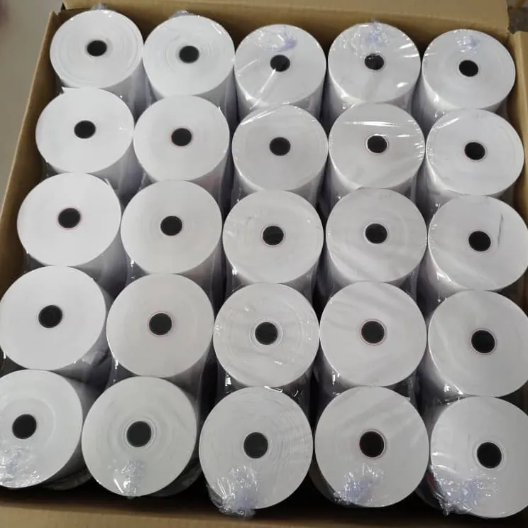 Customized printed Cash register paper Thermal paper rolls 57*40mm 80*80mm 60g 70g
