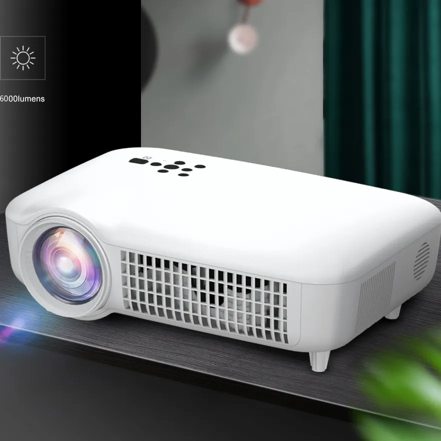 Hot selling WiFi LED Projector Home Theater 6000 Lumens Native 1920*1080 1080P Android Full HD Portable Led 4k Projector