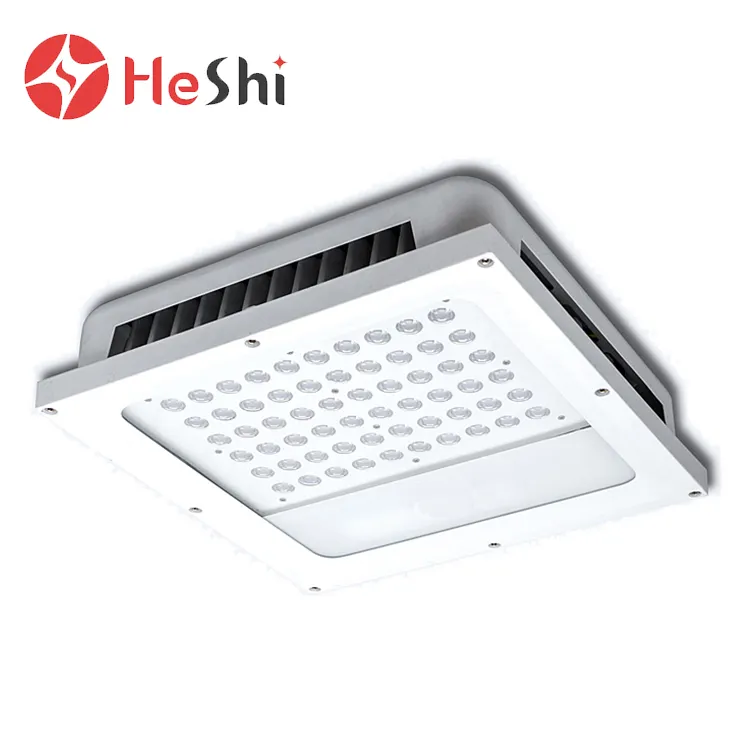 HESHI high bright 120W Ceiling Mounted Factory outlet price white gas station led canopy light