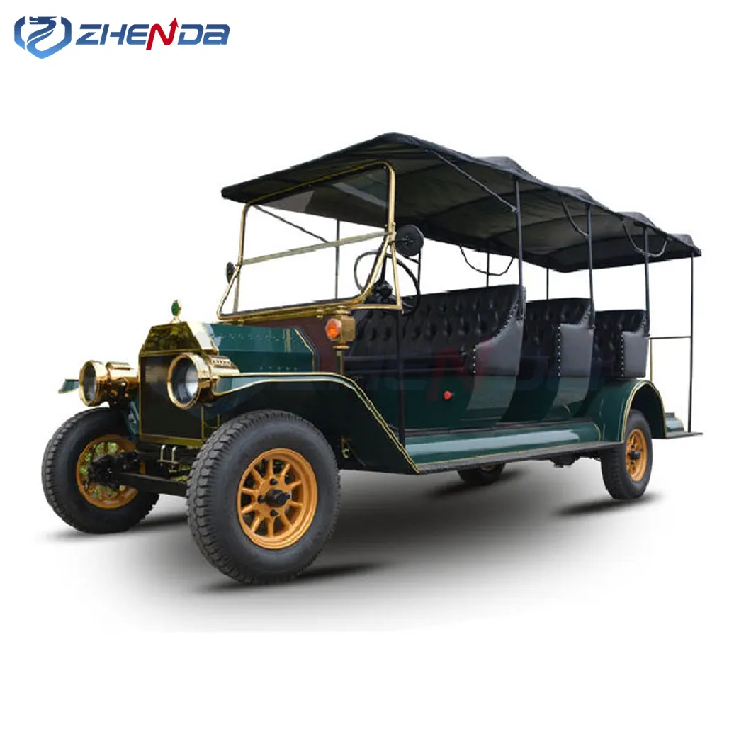 Factory price 6 seaters electric vintage car classic car for sightseeing tourism wedding golf cart