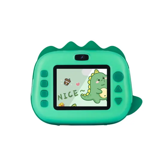 Экологичная детская милая игрушка Передняя и задняя двойная линза HD фото наклейка фильтр Детская цифровая камера с термобумагой