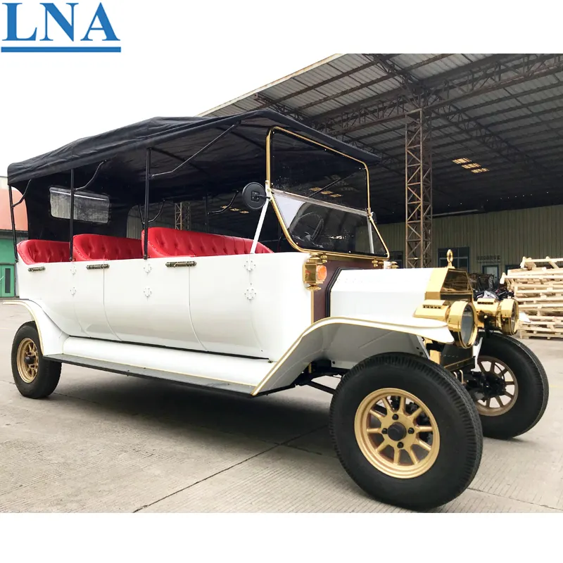 LNA china manufacture 8 seater classic sightseeing electric car for tourist