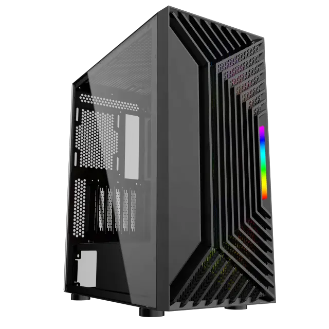 Hot Selling Tempered Glass EATX ATX RGB Cabinet Gaming Pc Case