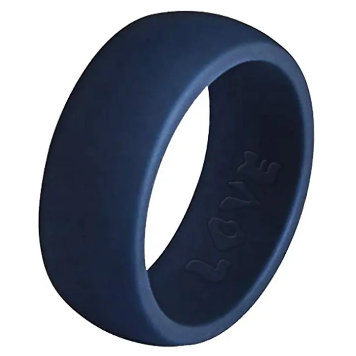 Оптовая продажа, индивидуальные силиконовые кольца унисекс с лазерной гравировкой и логотипом разных цветов для свадьбы