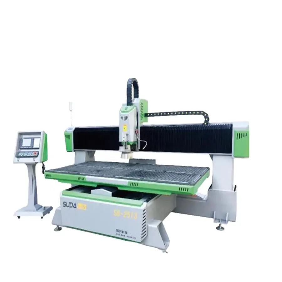 SUDA S6 CNC Router Atc 1325 5-осевой деревообрабатывающий автоматический ATC CNC Router гнездовой станок для мебельного шкафа