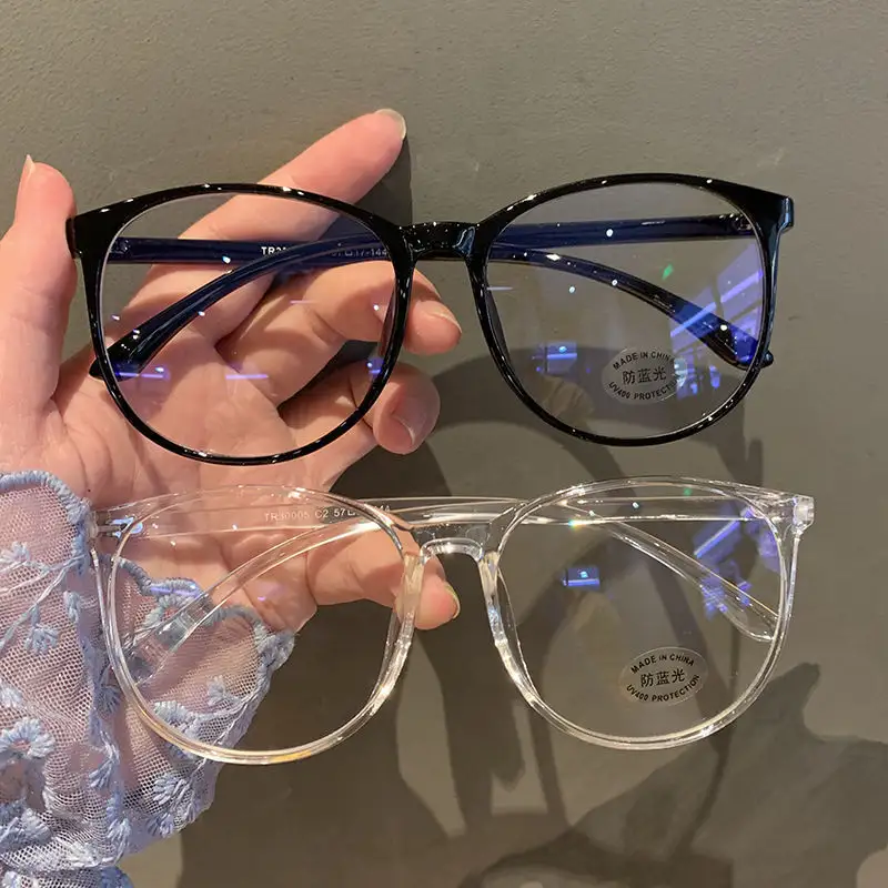 Очки с защитой от синего света для мужчин и женщин, плоские и легкие зеркальные компьютерные ретро очки в круглой оправе с защитой от синего света