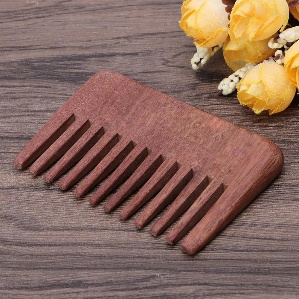 Eco-Friendly Custom Natural Bamboo Wood Hair Beard Comb