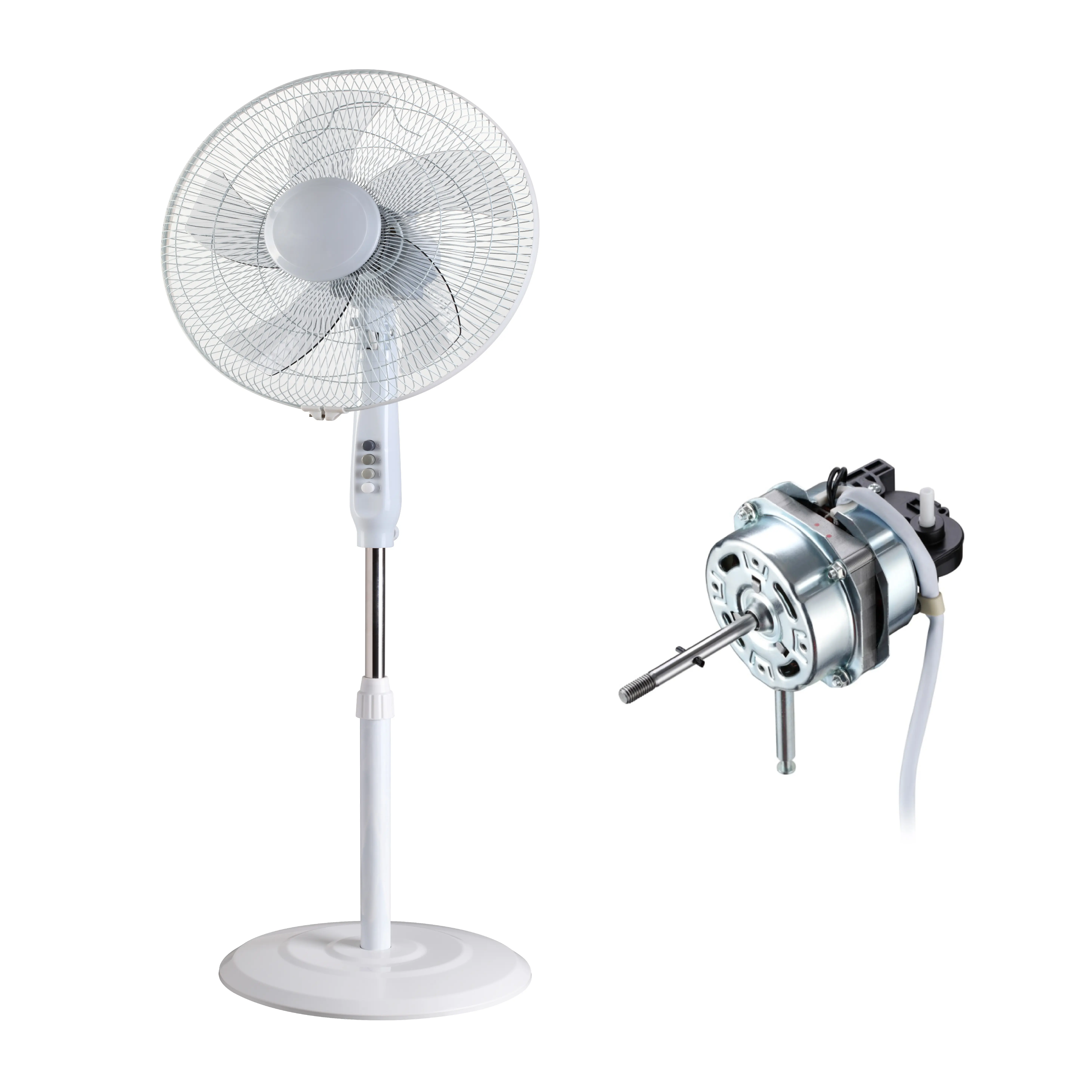 Floor standing household oscillating 3 speed electric stand fan