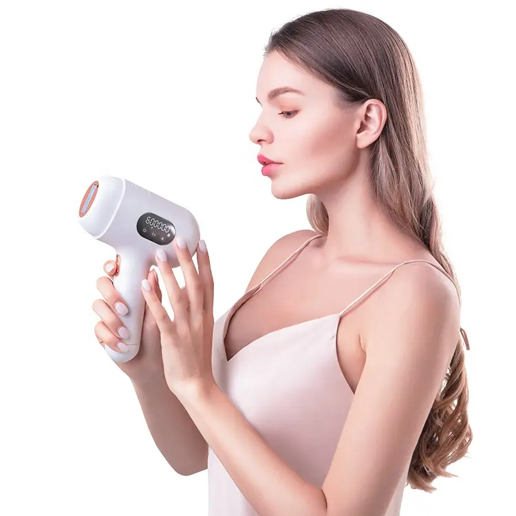 Epilator Hair Removal Portable Painless Ice Cooling Ipl Epilator Laser Hair Removal With Inside Battery For Women