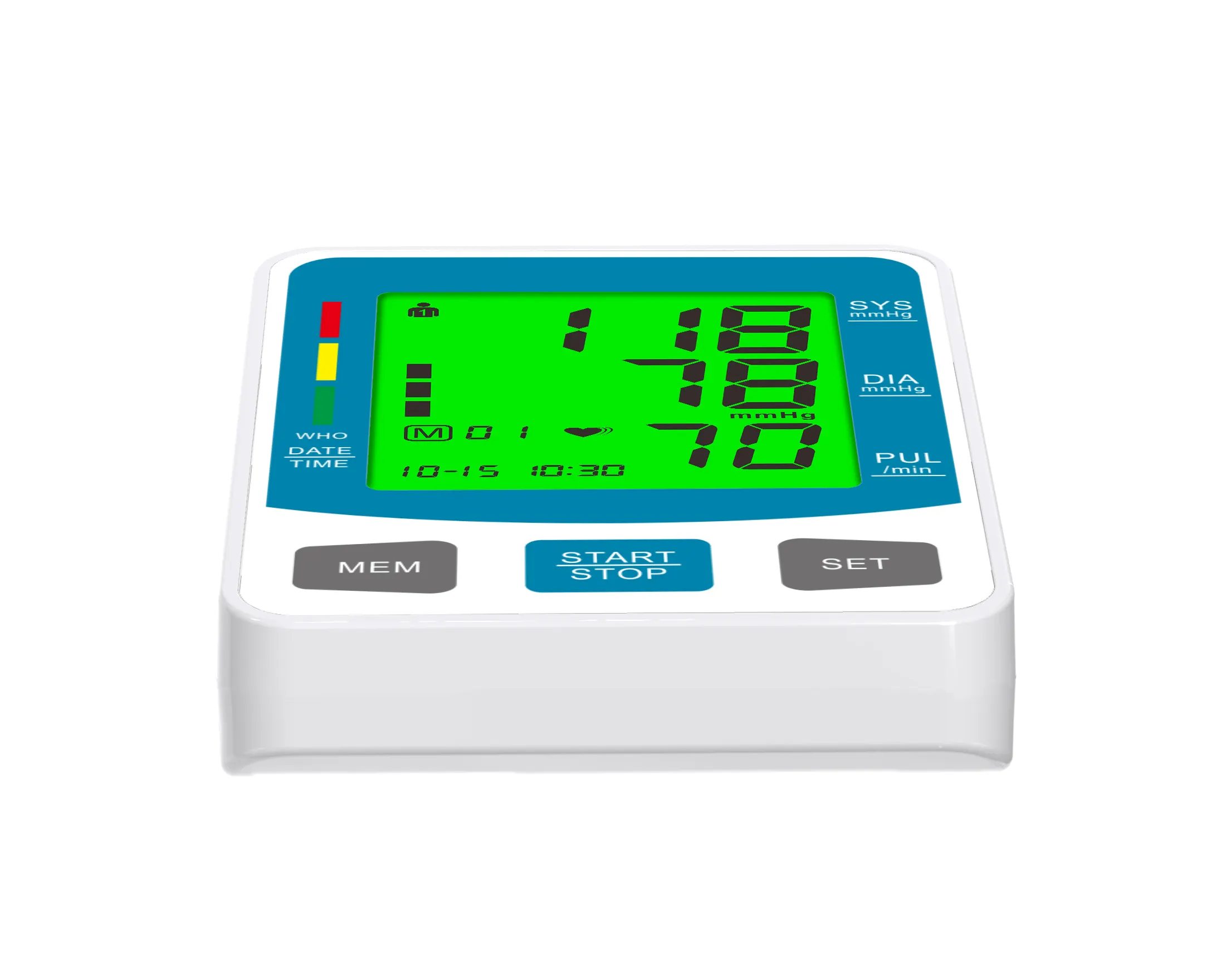 Digital blood pressure monitor medical CE approved upper arm blood pressure checking machine LCD screen tensiometro