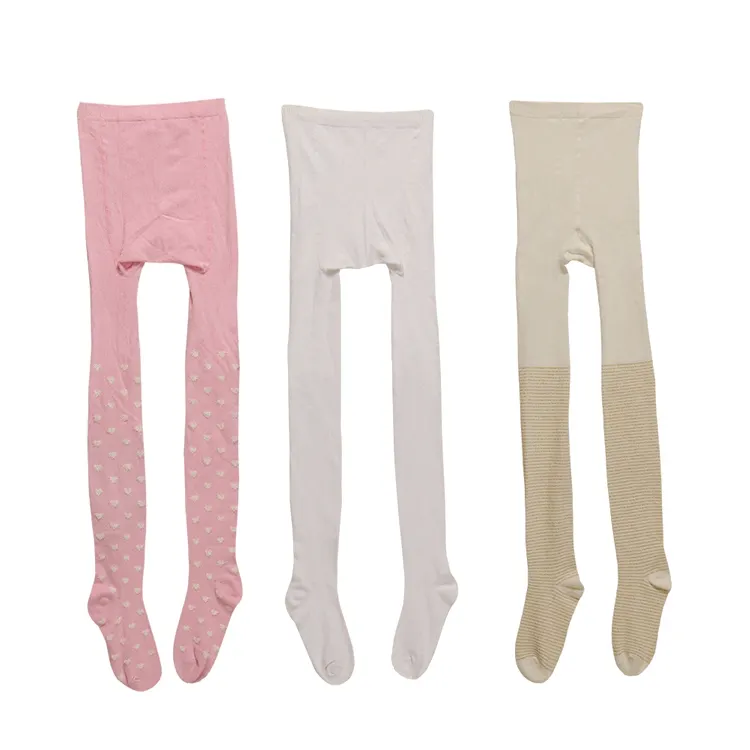 BY-Z018 Wholesale children's long sleeve tights cotton girls leggings for kids