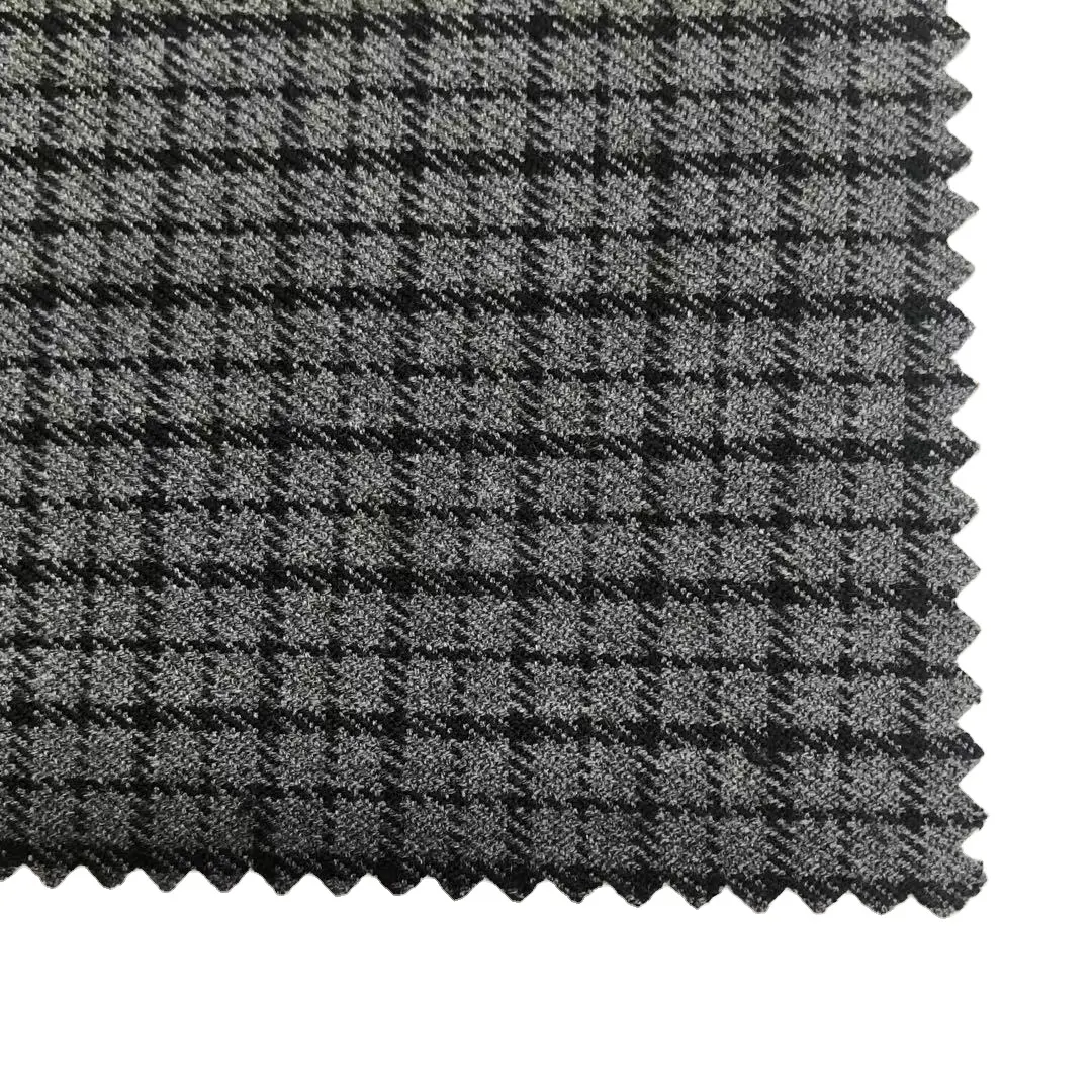 295 г/м 1 см квадратная винтажная стильная маленькая клетчатая ткань тонкая куртка и платье весна-осень завод изготовитель на заказ