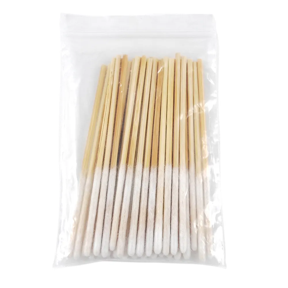 Disposable Cotton Swab Disposable Very Small Buds Packets Oral Bamboo Stick Swabs Micro Bud Different Tip Thin Cotton Swab