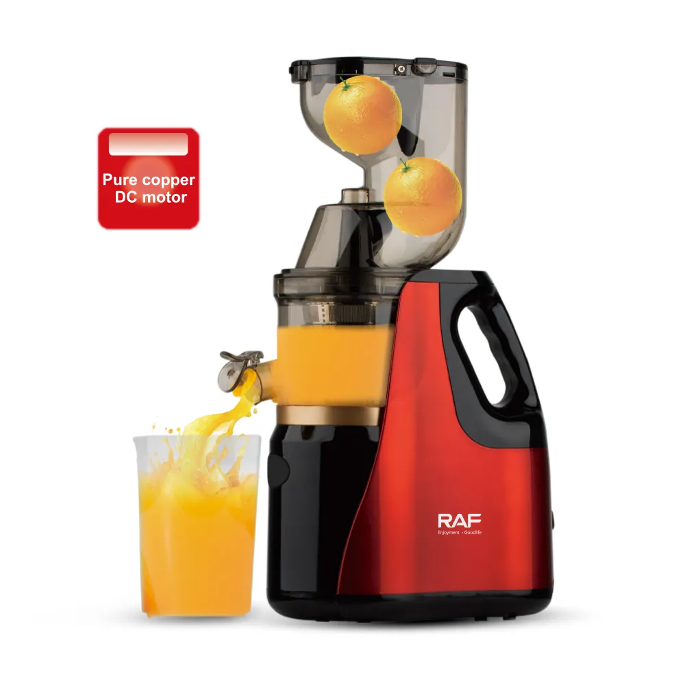 High Quality Automatic Citrus Fruit juice Extractor Big Mouth Slow Screw Juicer Cold Press Juicer