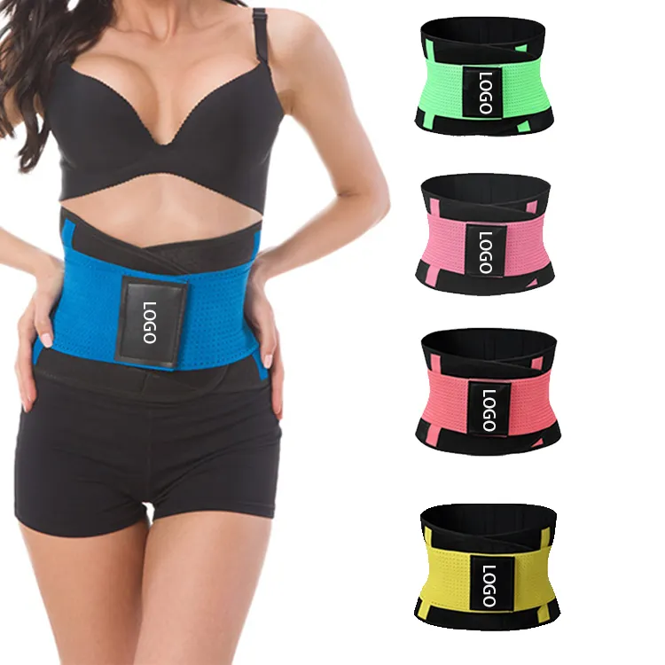 Wholesale waist Tummy Trimmers trainer Unisex Adjustable neoprene waist trainer corset bandage weight loss belt