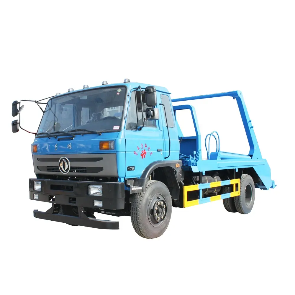 Dongfeng 4x2 8m3 capacity swing arm waste truck