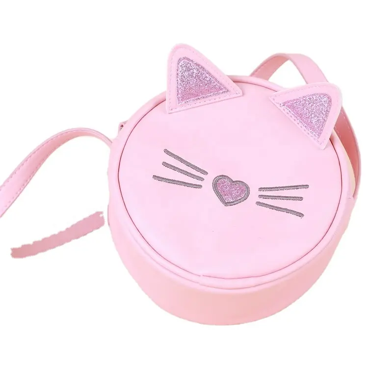 Oem wholesale kids 2020 New Kid Messenger Bag Cat Crossbody Bags For Girls Shoulder Bags Female Designer Handbags