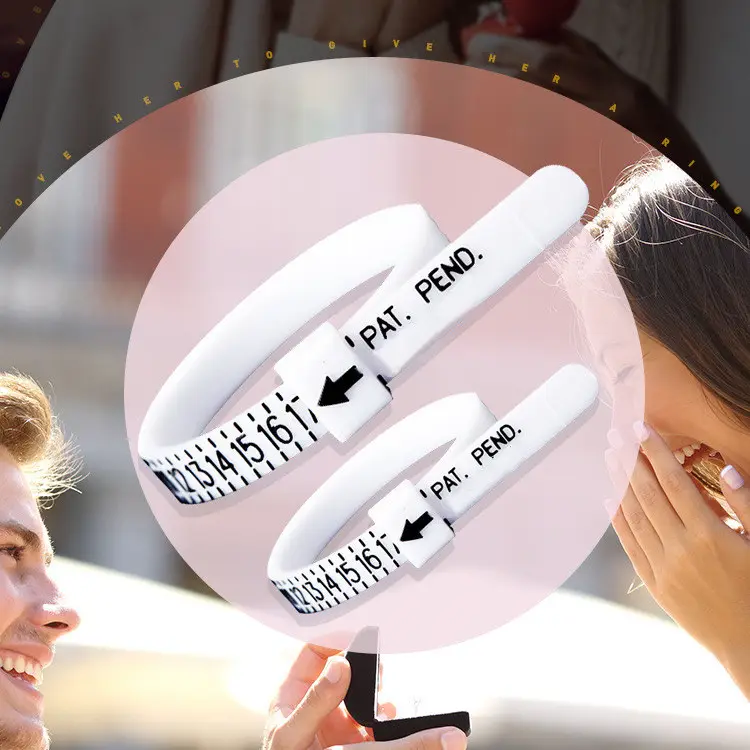 Аксессуары Yiwu, ювелирные изделия, пластиковое кольцо Sizer EU UK USD, измеритель для пальцев для женщин/мужчин и детей