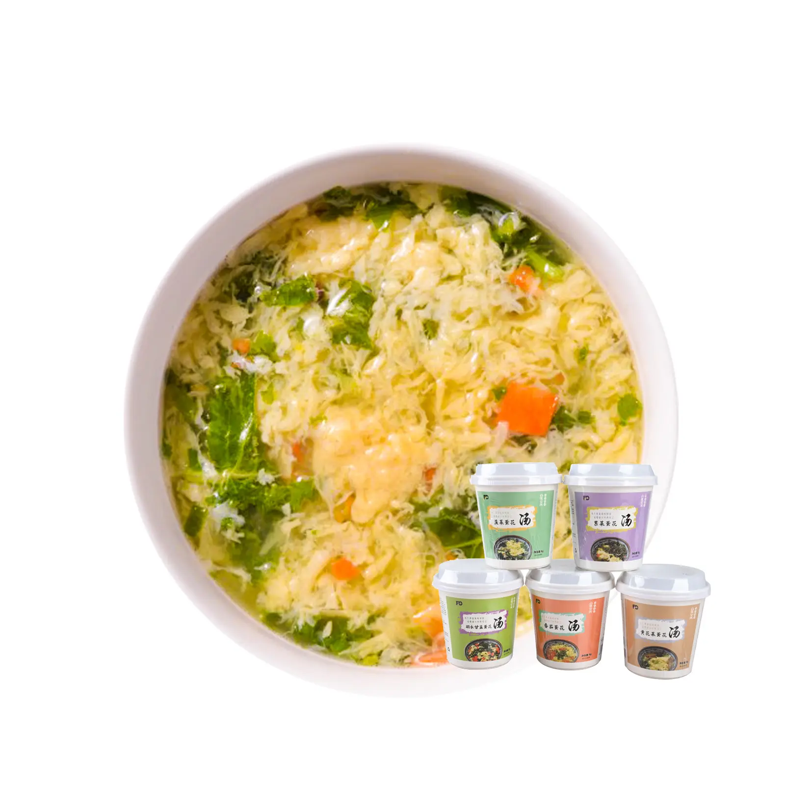 Wholesale from China instant soups egg and dried vegetables for soup