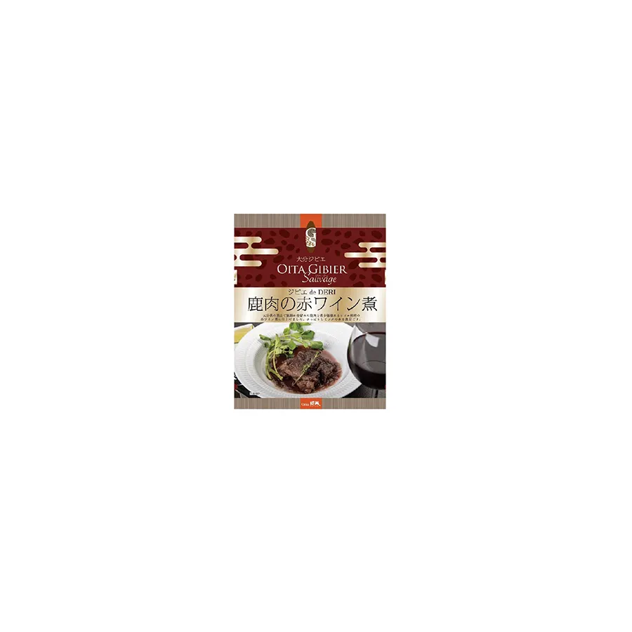 Stewed Japan venison in red wine vacuum packing meat