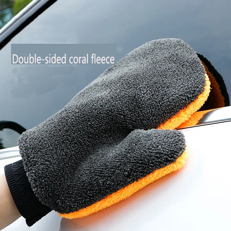 Перчатки для мойки автомобиля, высококачественные индивидуальные многоцветные перчатки из микрофибры, OEM