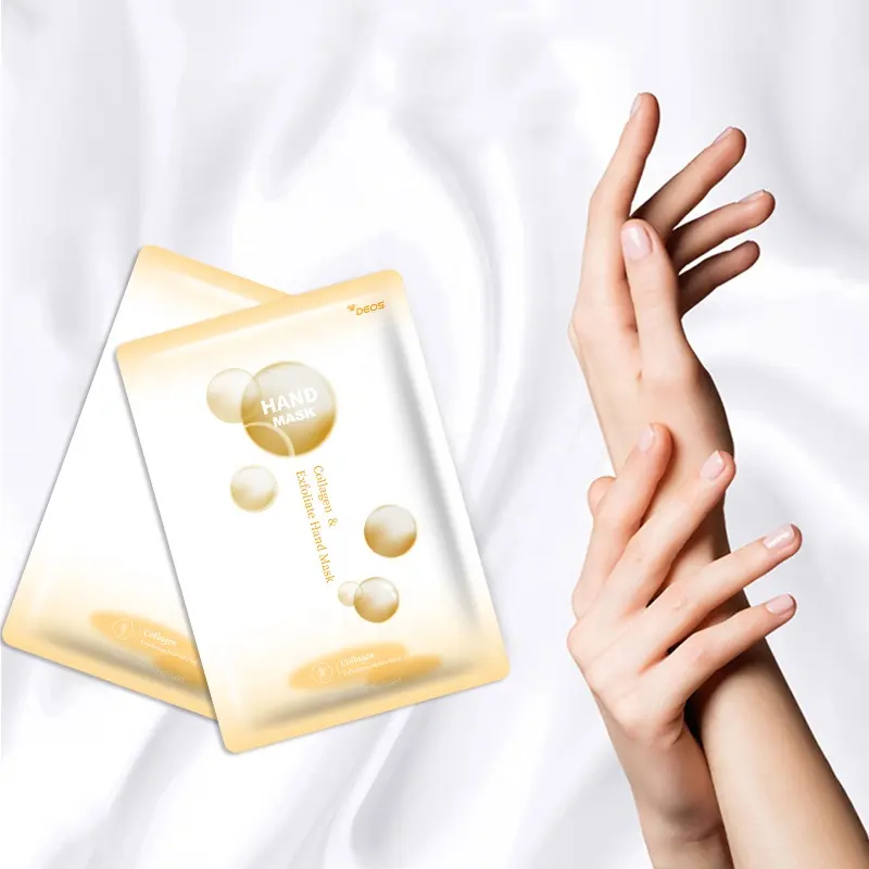 New exfoliating anti-wrinkle custom hand mask factory direct collagen hand mask