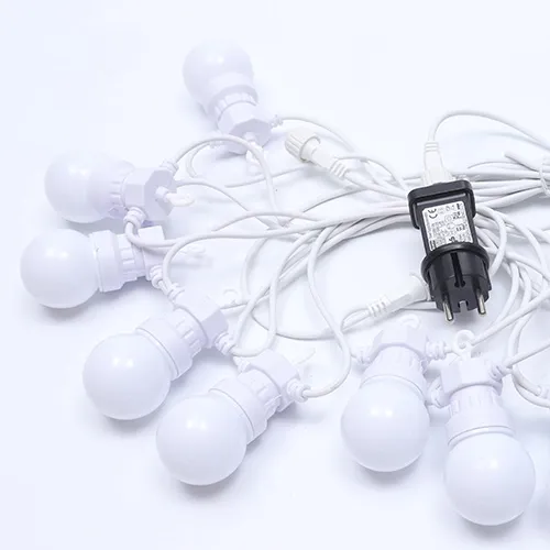 Ningbo Waterproof G50 Led String Decoration Lights Wedding and Garden Decorative Light Christmas Warm White Outdoor 10m 220V 24v