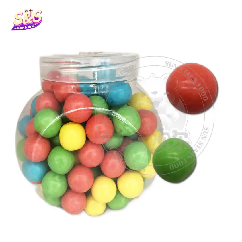 Halal Multicolor Balls Fruity Bubble Gum