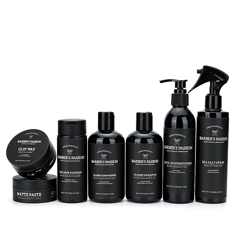 17 year experience manufacturer barber styling products hair care products set for man