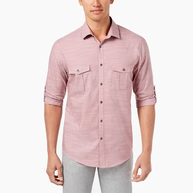 Wholesale Brand Men Shirt Men's Fashion Long Sleeve Business Formal Male Dress Shirts