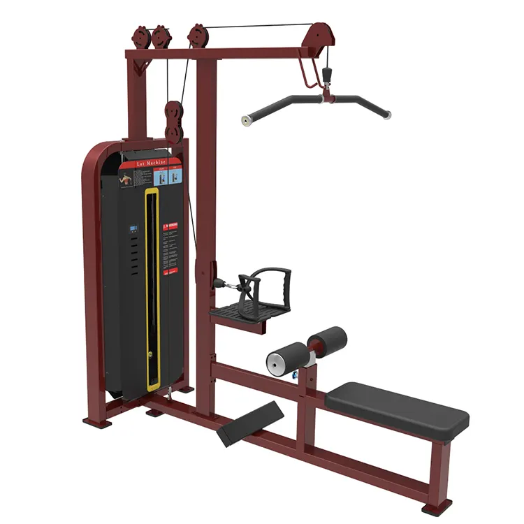 ganas 2 in 1 commercial gym pin loaded fitness equipment seated high pulley&low pulley machine