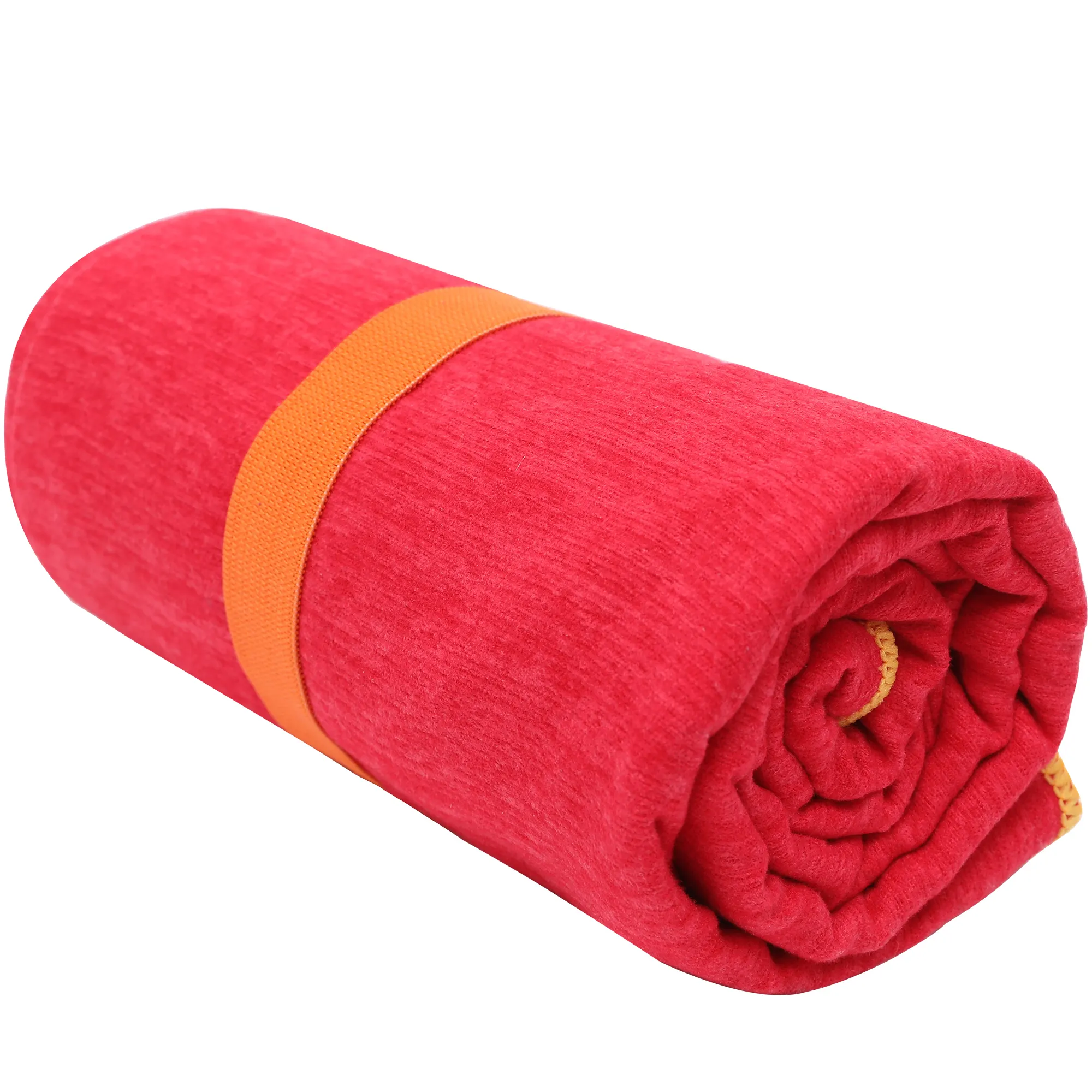 2019 new design double colour microfiber suede towel