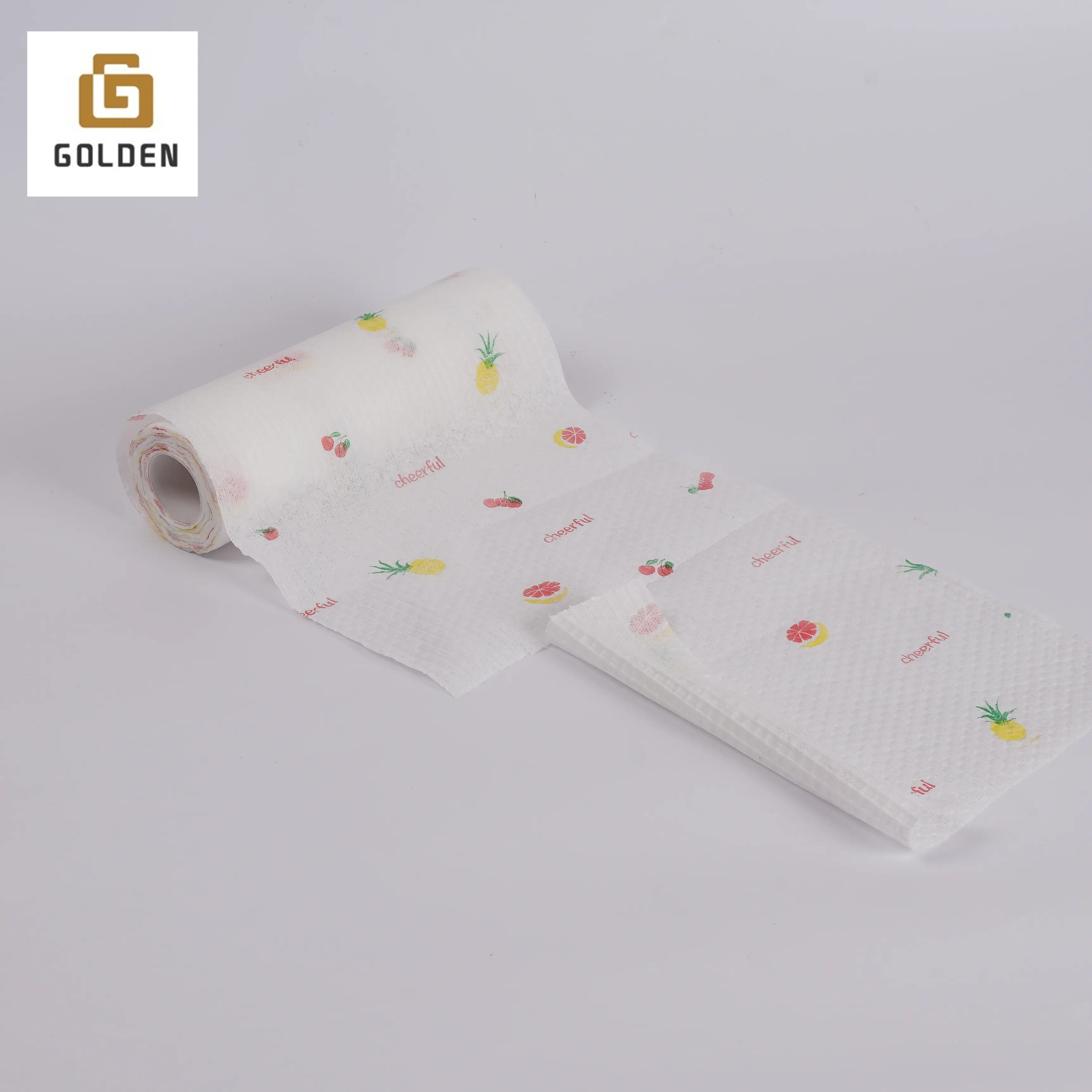 80% Polyester / 20% Viscose Spunlace Non-woven Spunlace Non Woven Fabric