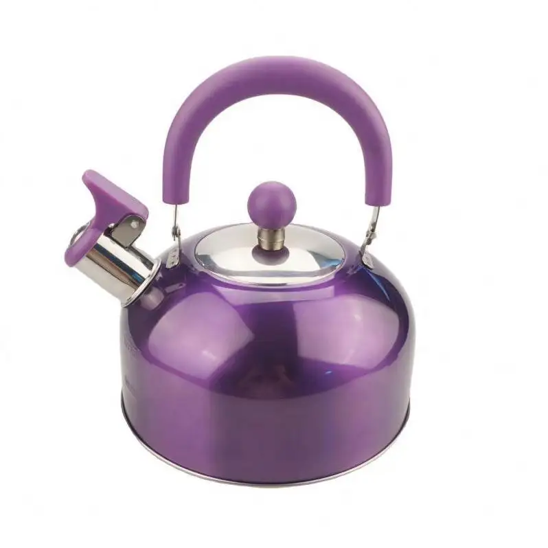 Japanese Whistle Kettle Induction Cooker Bottom Brass Copper Tea Ball Shape Water Aluminium Yellow Polish Whistling Pitcher