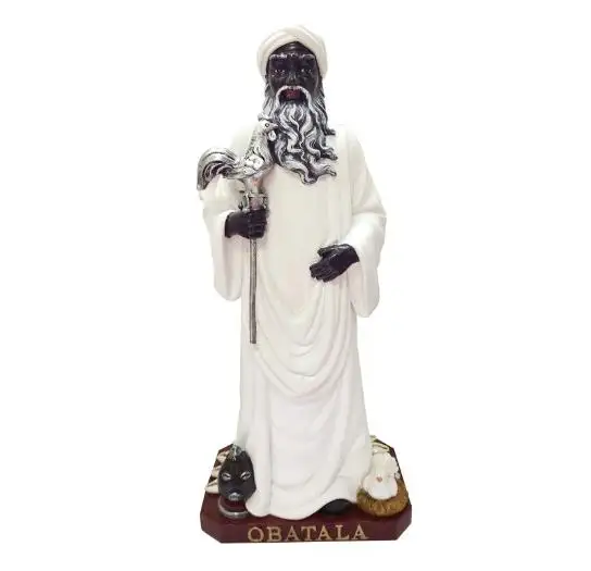 Custom Resin Statue Orisha Obatala Yoruba African Santeria St Botanica