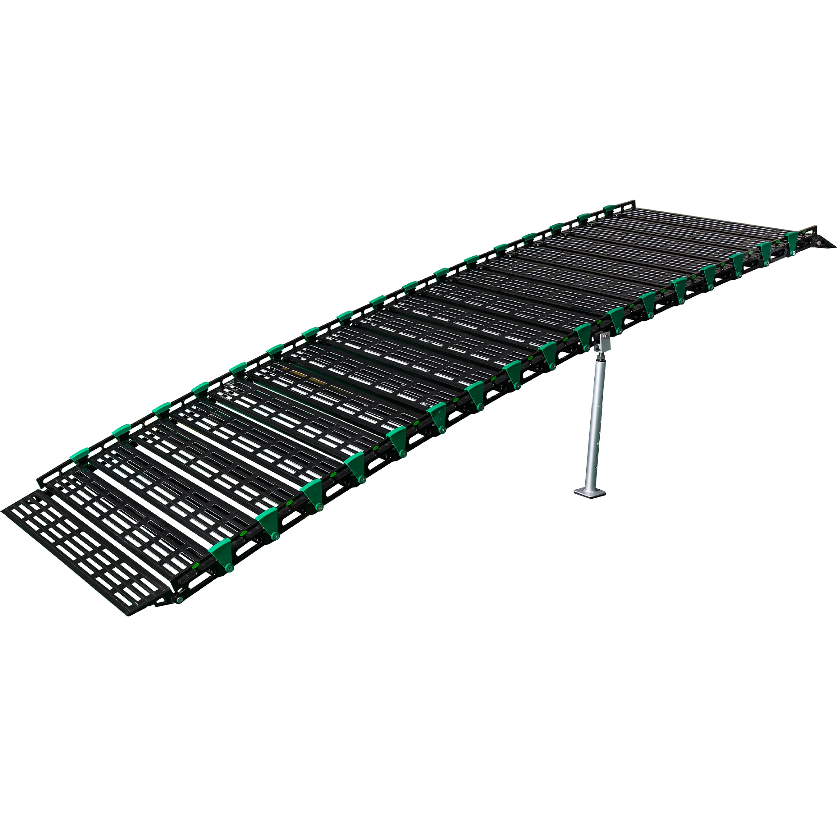 Black Aluminium Portable stage ramps for Loading and Unloading