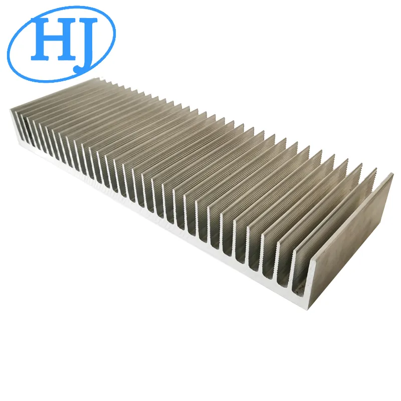 High power amplifier heatsink Large aluminum heat sink 400(W)*50(H)*150(L)mm