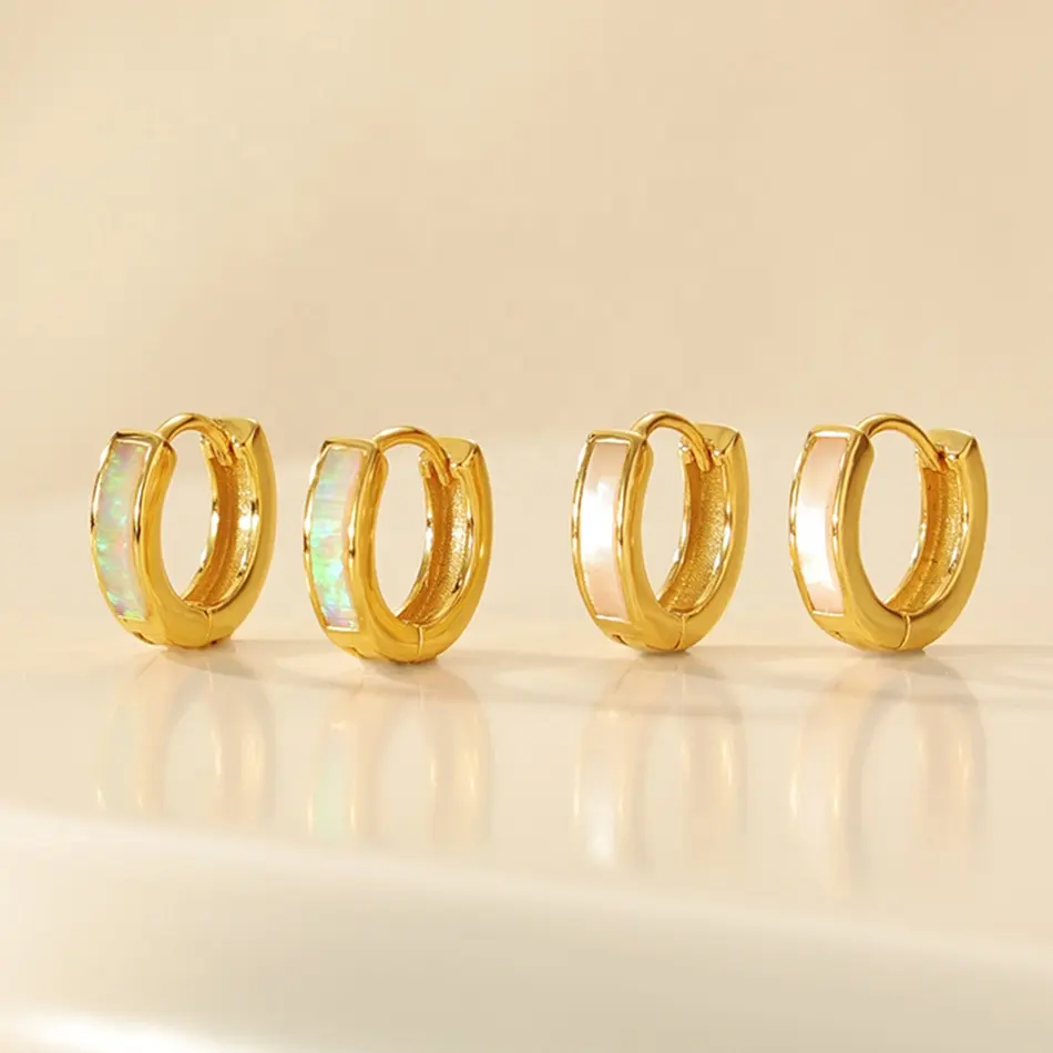 Роскошные ювелирные изделия nagosa из 18-каратного золота, 925 стерлингового серебра, прямоугольный опал, перламутровые серьги с инкрустацией, обруч