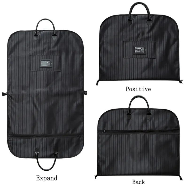 Водонепроницаемые складные Роскошные дорожные сумки для одежды, черная сумка из ткани Оксфорд для хранения одежды