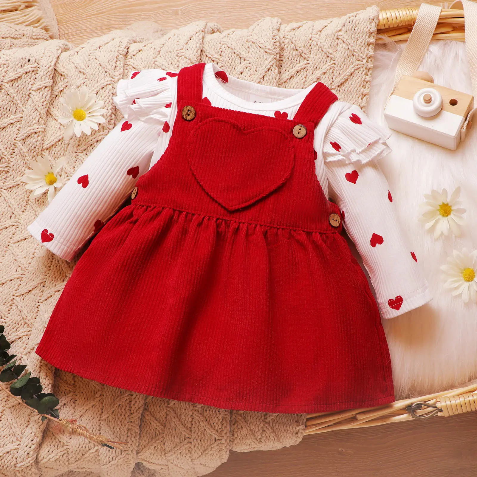 Экологичное удобное мягкое и приятное на ощупь платье для девочек 0-18 месяцев